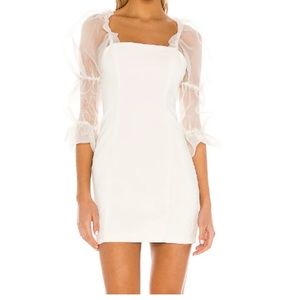 Amanda Uprichard Tia Dress in Ivory